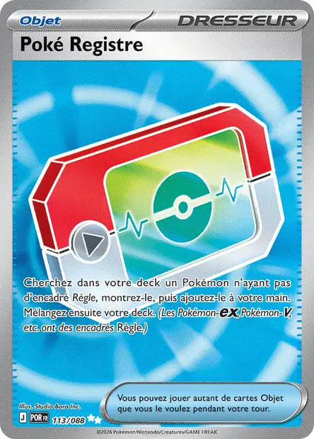 113/088 Poké Registre