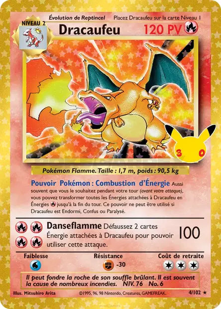 4/102 Dracaufeu - 30 Ans