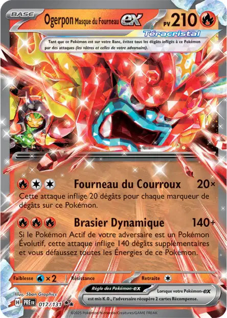017/131 Ogerpon Masque du Fourneau ex