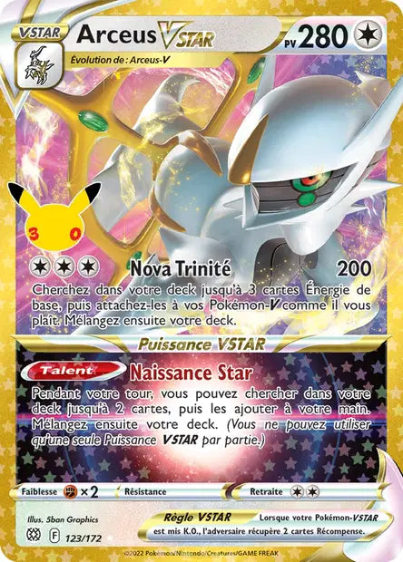 123/172 Arceus-VSTAR - 30 Ans