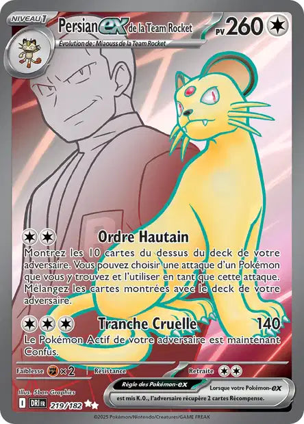 219/182 Persian ex de la Team Rocket