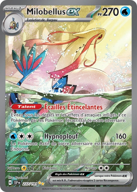 Carte Pokémon Milobellus Ex 237/191 - État Occasion