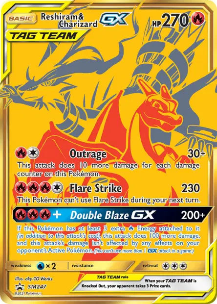 SM247 Reshiram & Charizard
