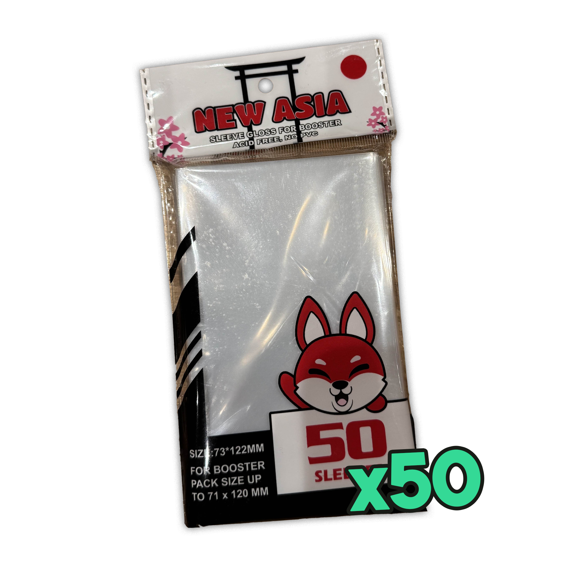 50 Sleeves Boosters - New Asia
