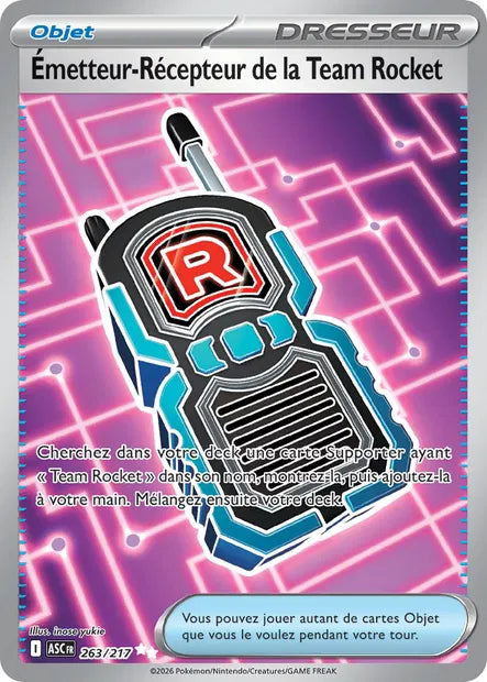 263/217 Émetteur-Récepteur de la Team Rocket