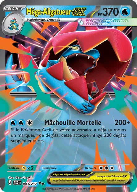043/217 Méga-Aligatueur ex