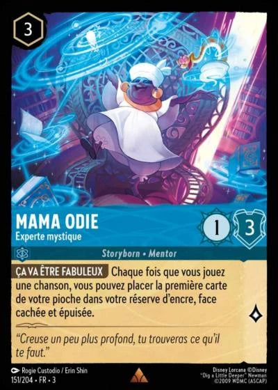 151/204 Mama Odie, Experte mystique