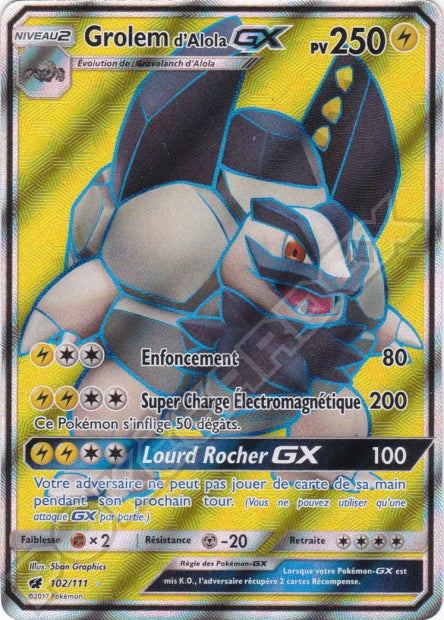 102/111 Grolem d'Alola-GX