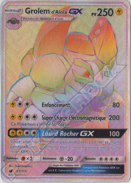 113/111 Grolem d'Alola-GX