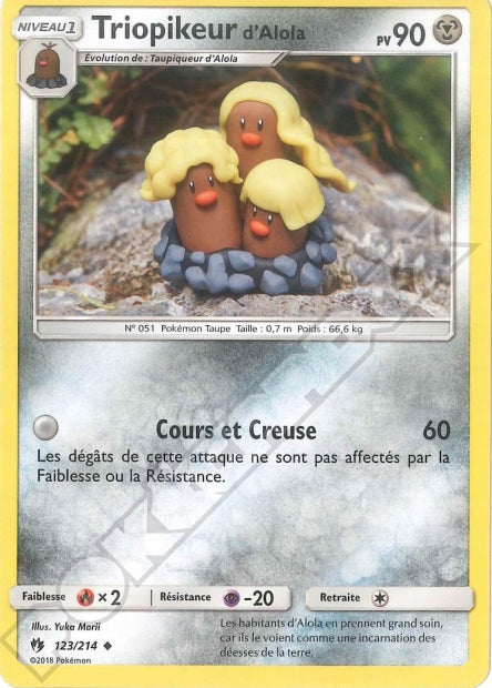 123/214 Triopikeur d'Alola