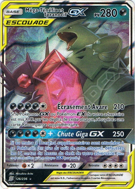 126/236 Méga-Ténéfix et Tyranocif-GX