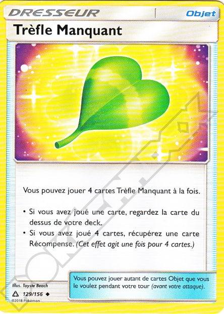 129/156 Trèfle Manquant