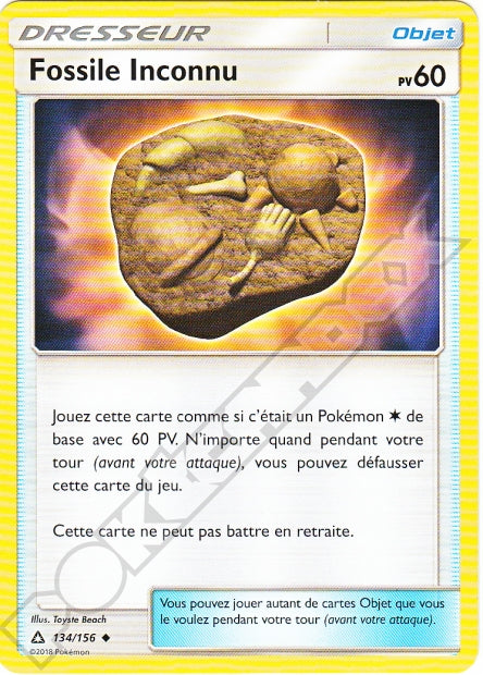 134/156 Fossile Inconnu