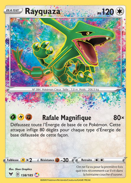 138/185 Rayquaza Amazing
