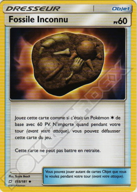 155/181 Fossile Inconnu