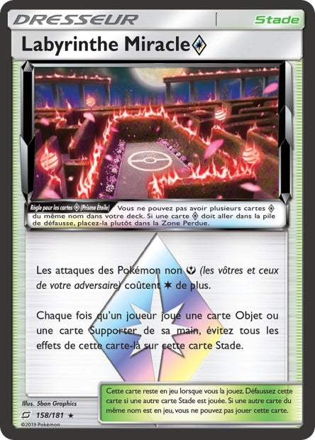 158/181 Labyrinthe Miracle Prisme Étoile