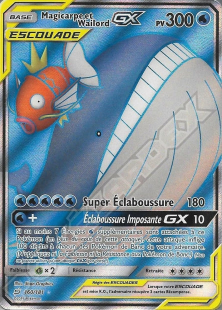 160/181 Magicarpe et Wailord-GX