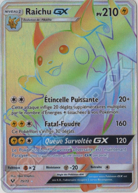 075/073 Raichu-GX