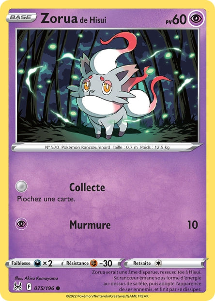 075/196 Zorua de Hisui