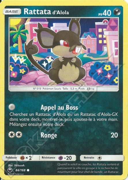 084/168 Rattata d'Alola