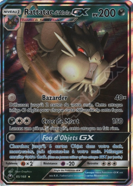 085/168 Rattatac d'Alola-GX