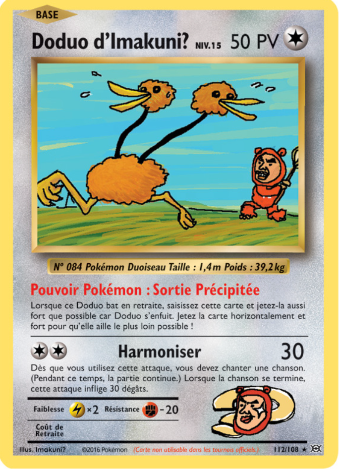 112/108 Doduo d'Imakuni ?
