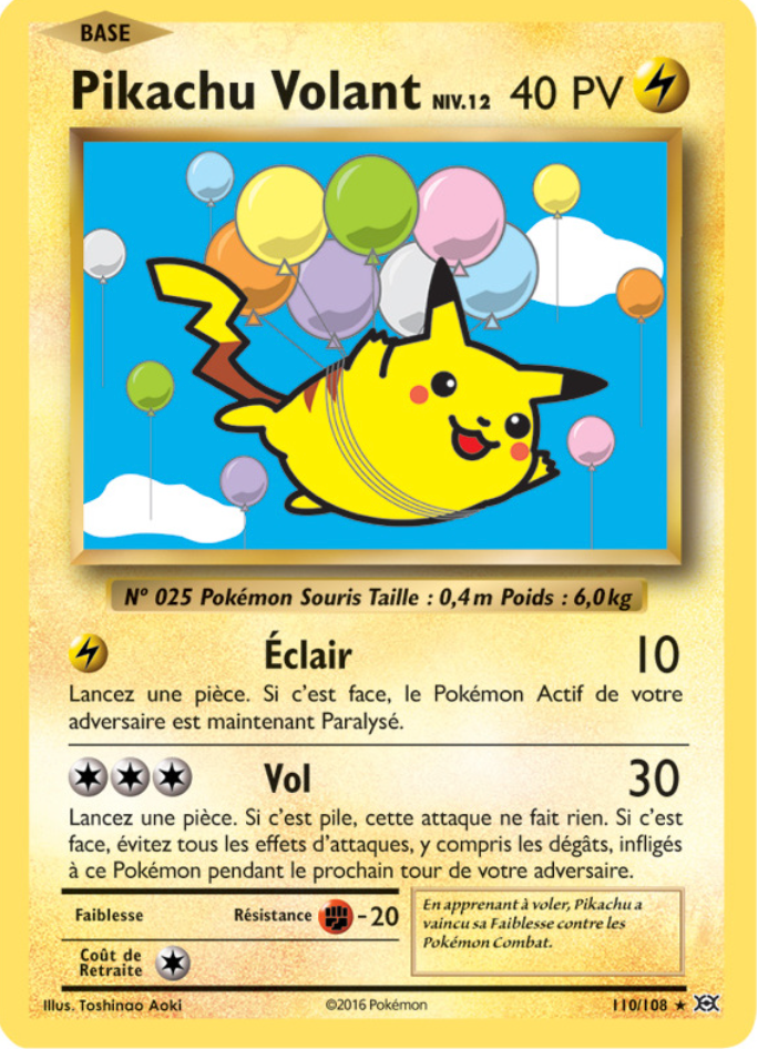 110/108 Pikachu Volant