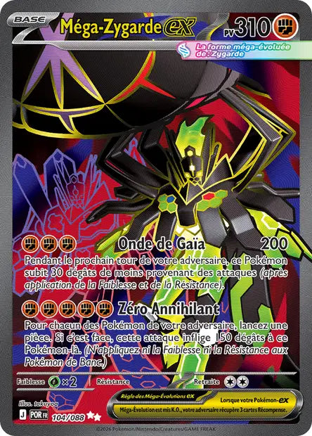 104/088 Méga-Zygarde ex