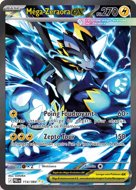114/084 Méga-Zeraora-ex