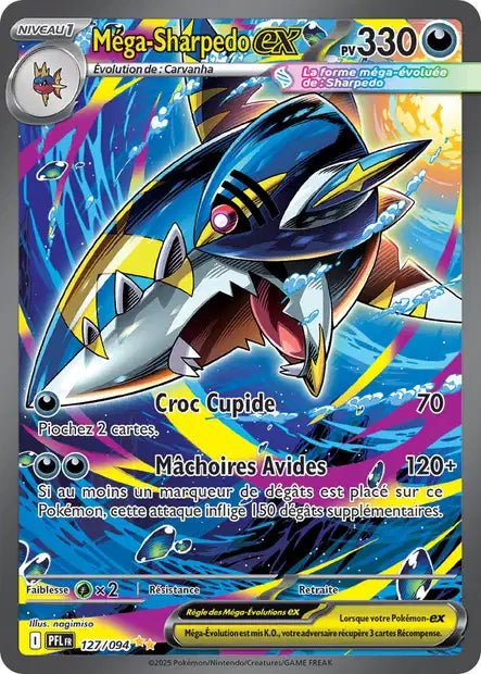 127/094 Méga-Sharpedo ex