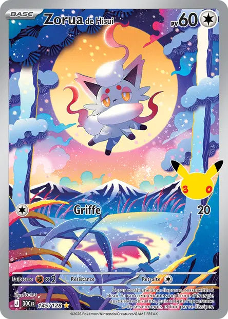 145/128 Zorua de Hisui - 30 Ans