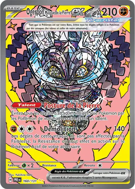 160/131 Ogerpon Masque de la Pierre ex