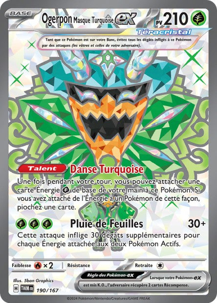 190/167 Ogerpon Masque Turquoise ex