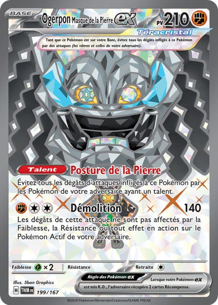 199/167 Ogerpon Masque de la Pierre ex