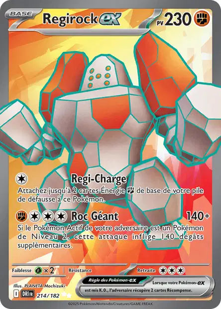 214/182 Regirock ex