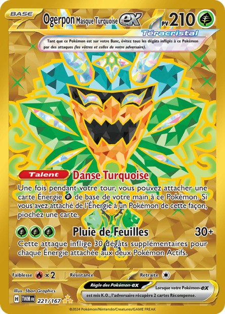 221/167 Ogerpon Masque Turquoise ex