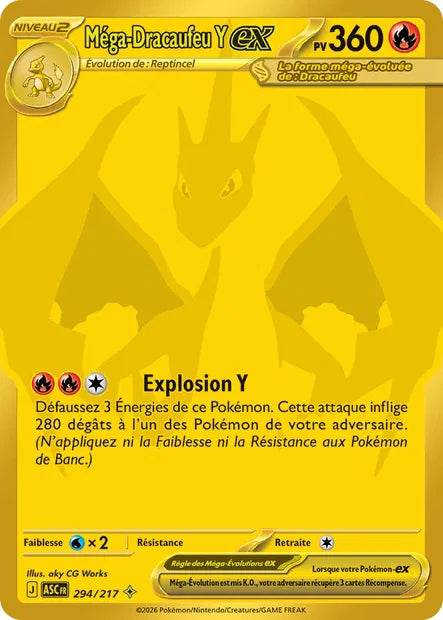 294/217 Méga-Dracaufeu Y ex