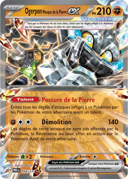 058/131 Ogerpon Masque de la Pierre ex