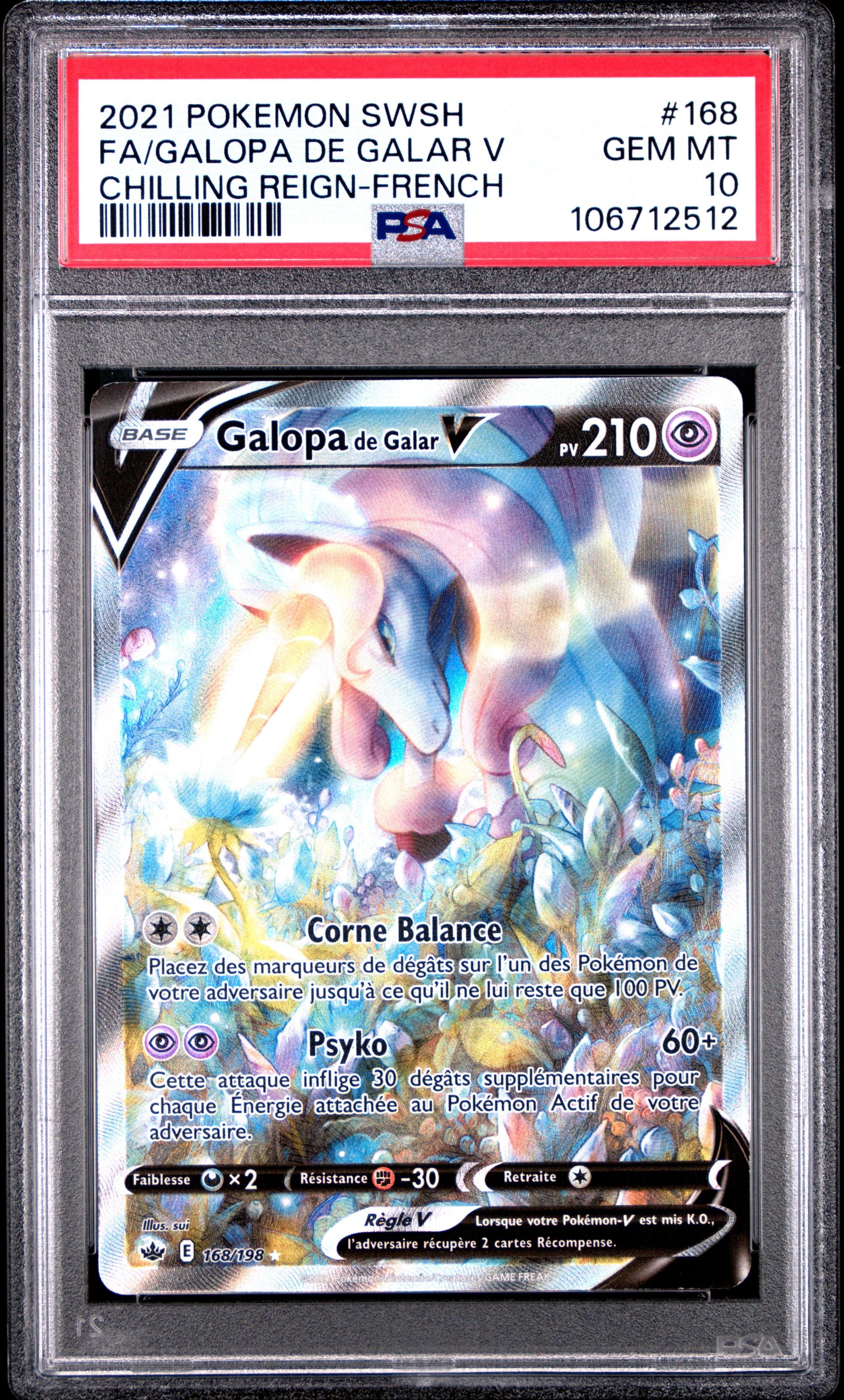 [GRADE] [PSA 10] 168/198 Galopa V