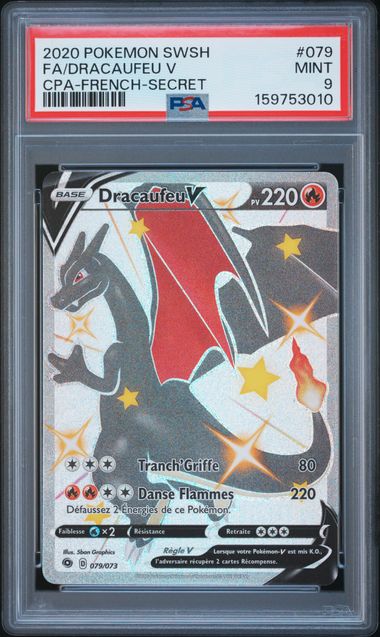 [GRADE] [PSA 9] 079/073 Dracaufeu V