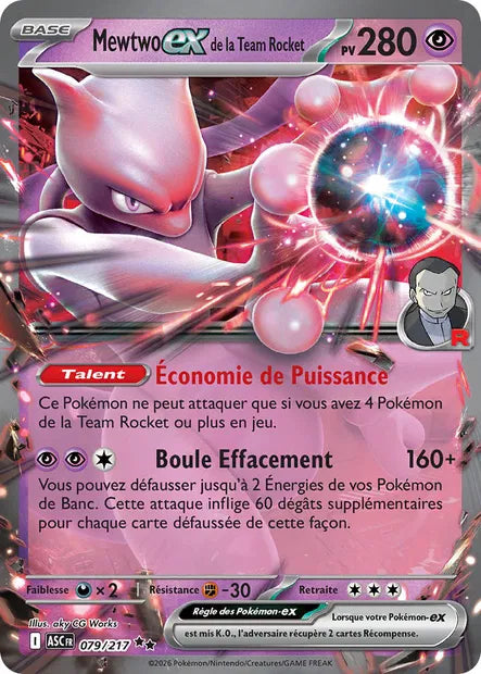 079/217 Mewtwo ex de la Team Rocket