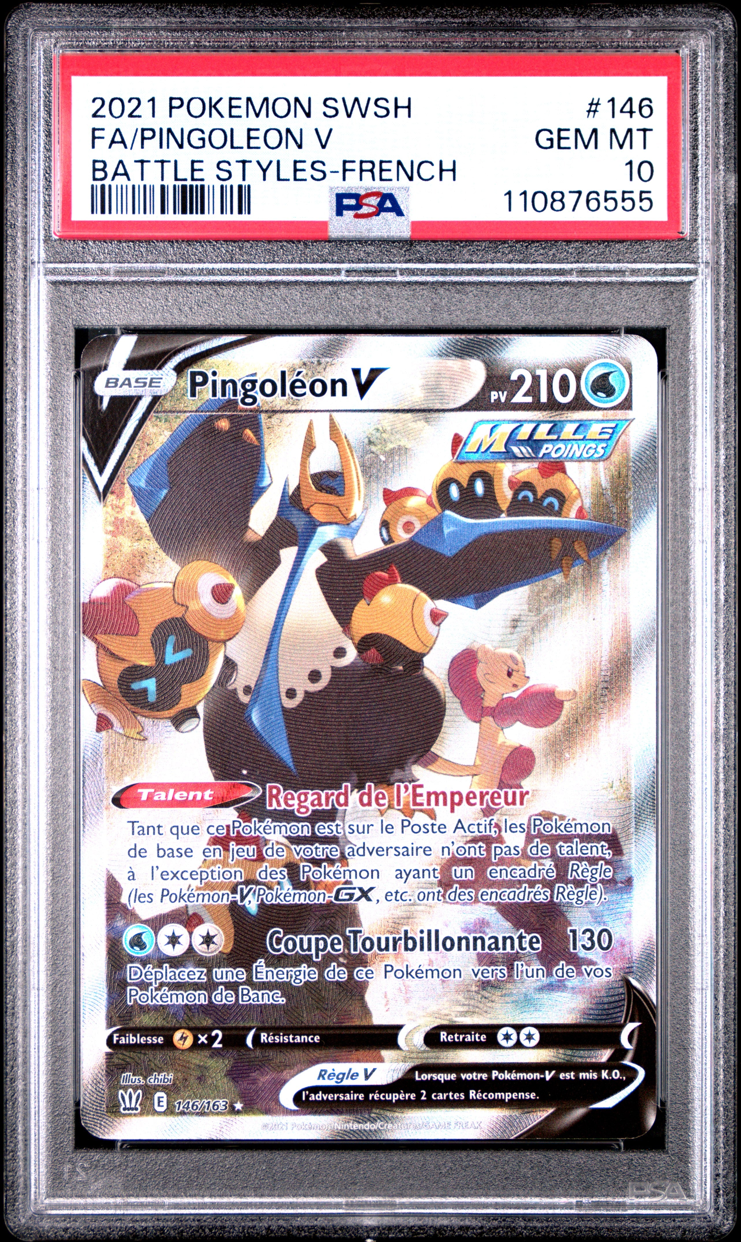 [GRADE] [PSA 10] 146/163 Pingoleon V