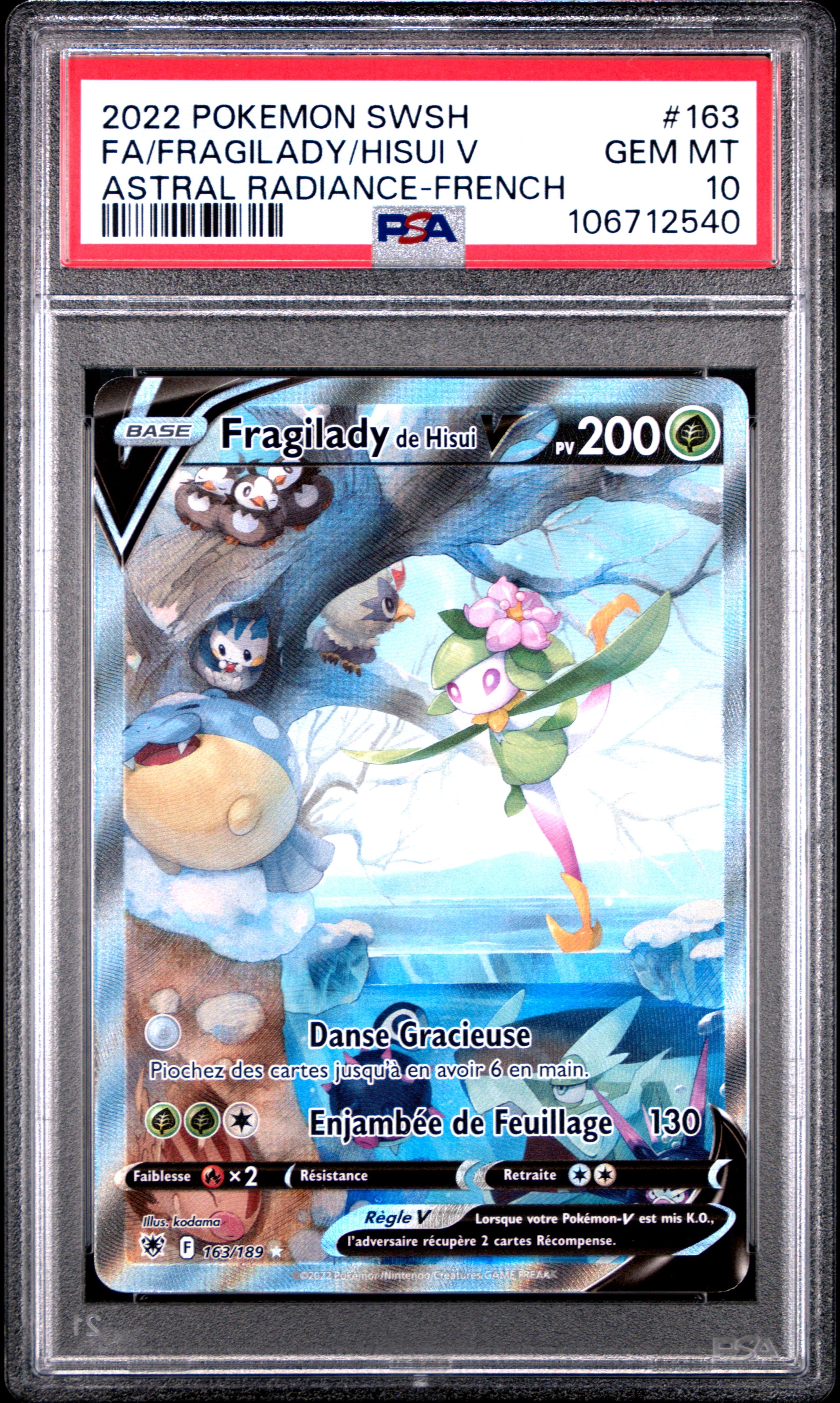 [GRADE] [PSA 10] 163/189 Fragilady V