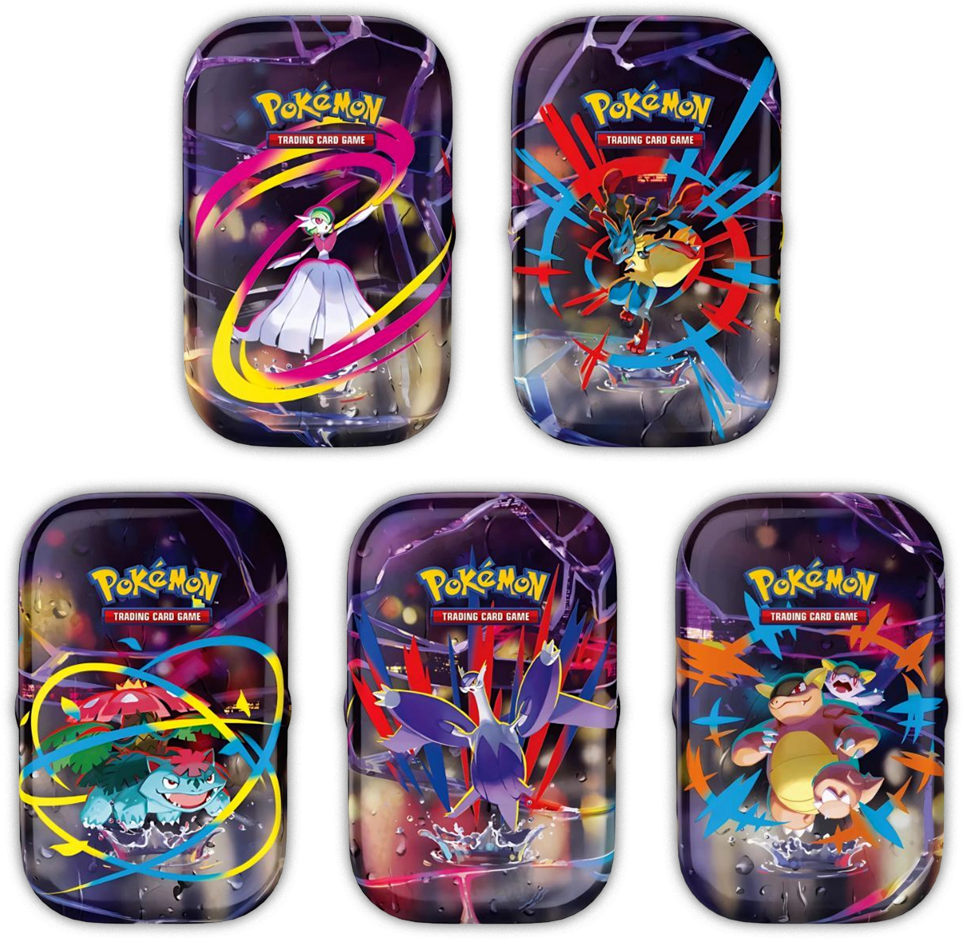 [SCELLE] Lot de 5 Mini tins - ME01 [FR]