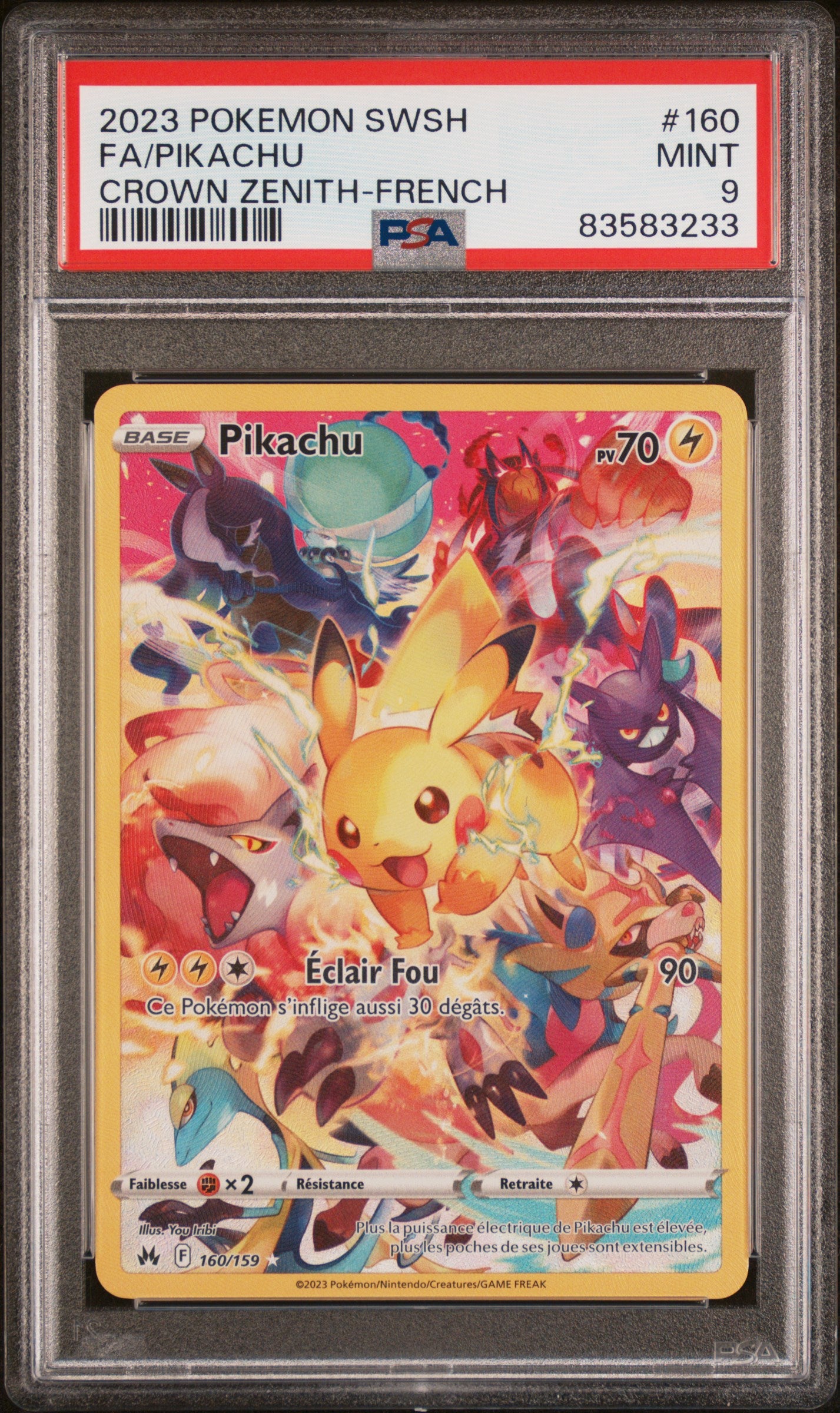 [GRADE] [PSA 9] 160/159 Pikachu