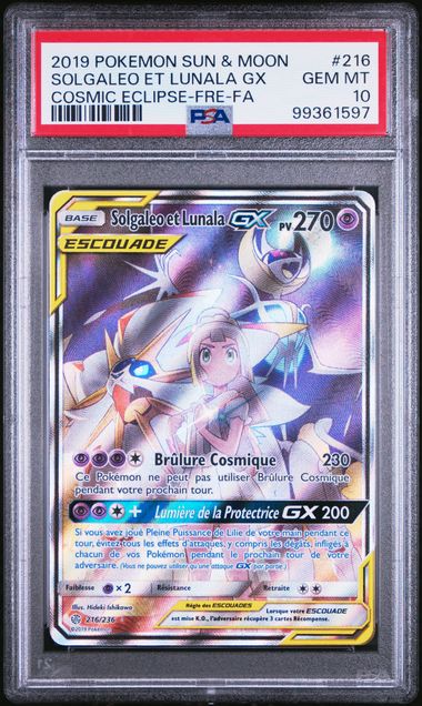 [GRADE] [PSA 10] 216/236 Solgaleo & Lunala
