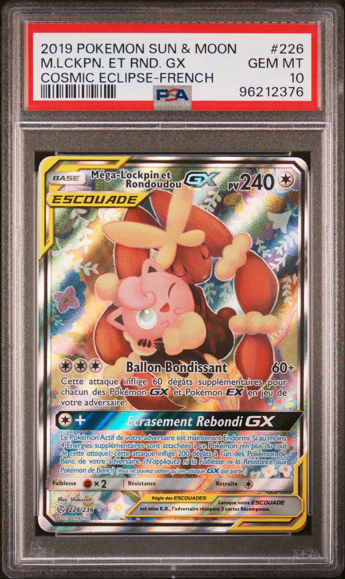 [GRADE] [PSA 10] 226/236 Mega Lockpin et Rondoudou