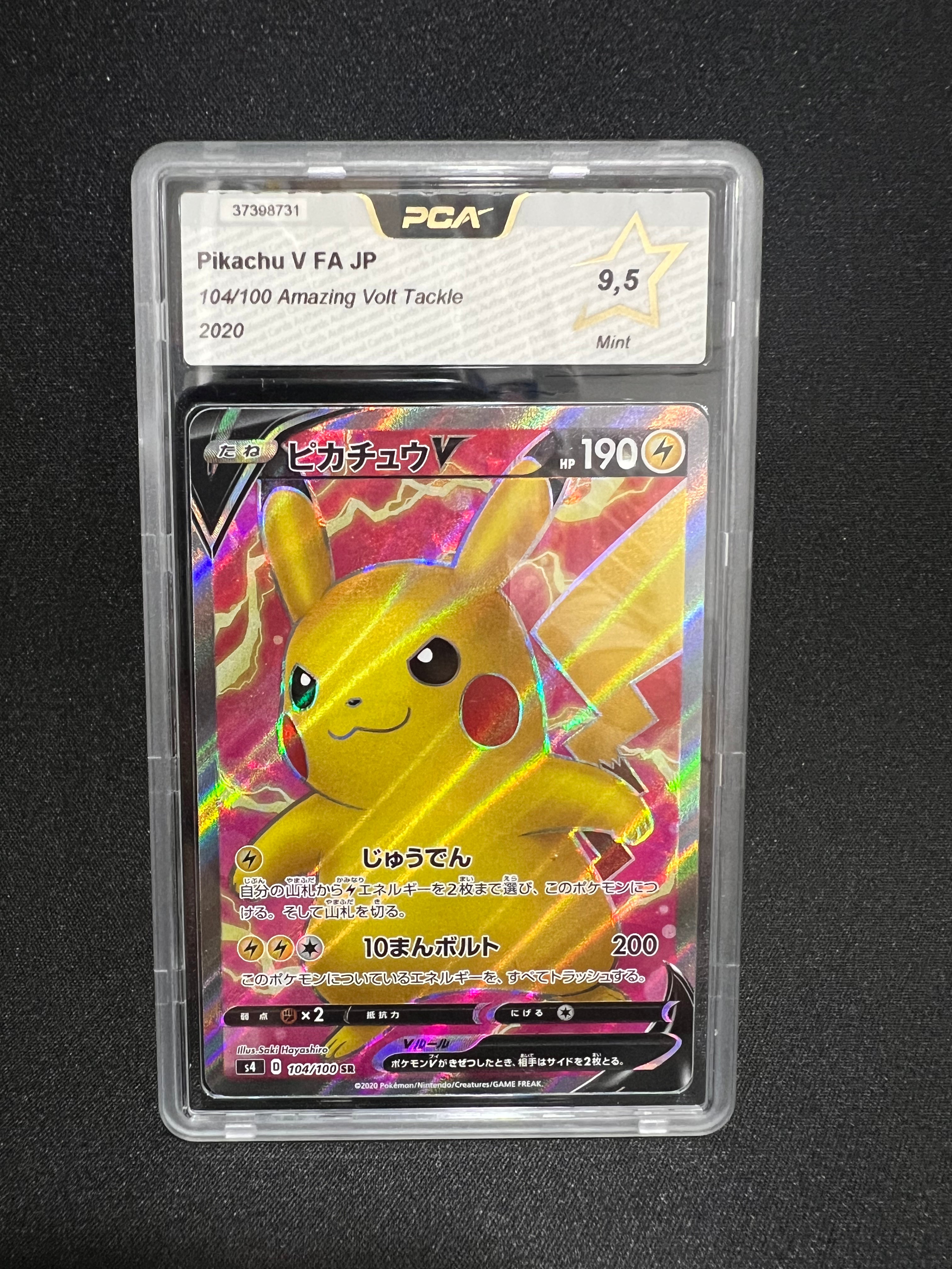 [GRADE] [PCA 9,5] 104/100 Pikachu V