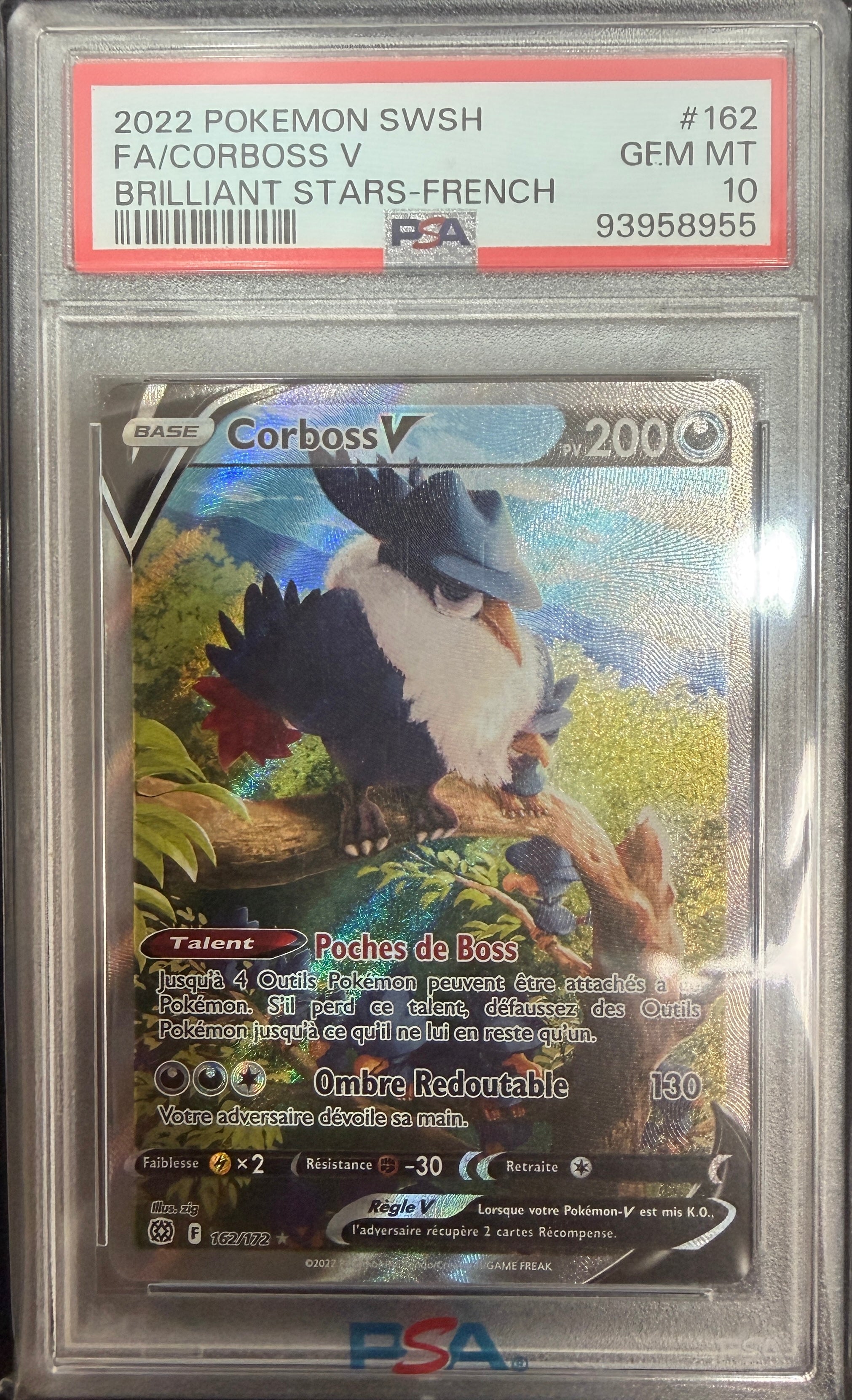 [GRADE] [PSA 10] 162/172 Corboss V