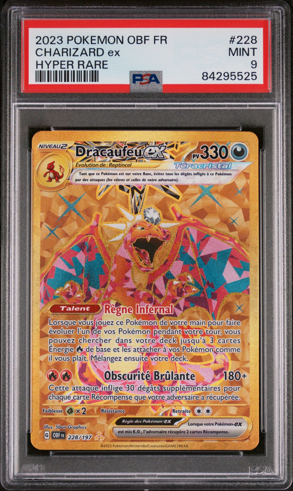 [GRADE] [PSA 9] 228/197 Dracaufeu